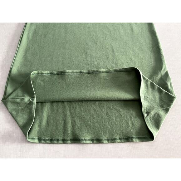 Reformation Sz M Dari Dress Green Maxi Stretch Body Con Minimalist Date Sleek - Picture 13 of 16